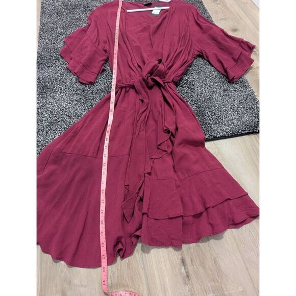 SzāXL (22/3XL) City Chic Dress Fiesta Fun in Rhubarb - BNWT! - Picture 8 of 10